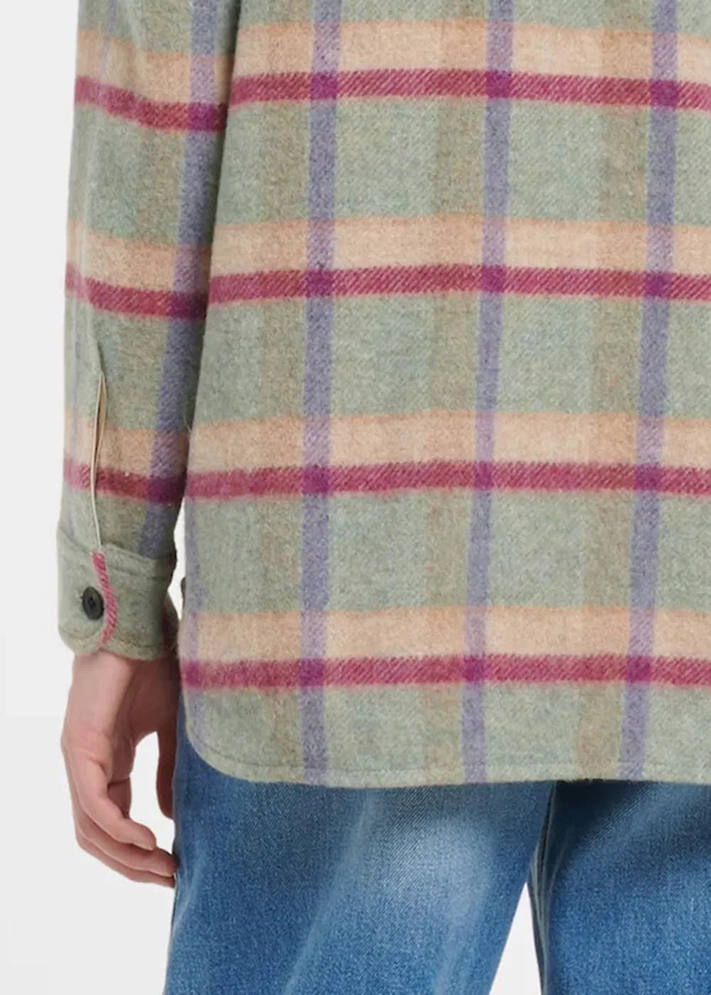 Striped Print Lapel Neck Coat