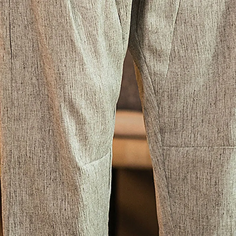 Drawstring Elastic Waist Pants
