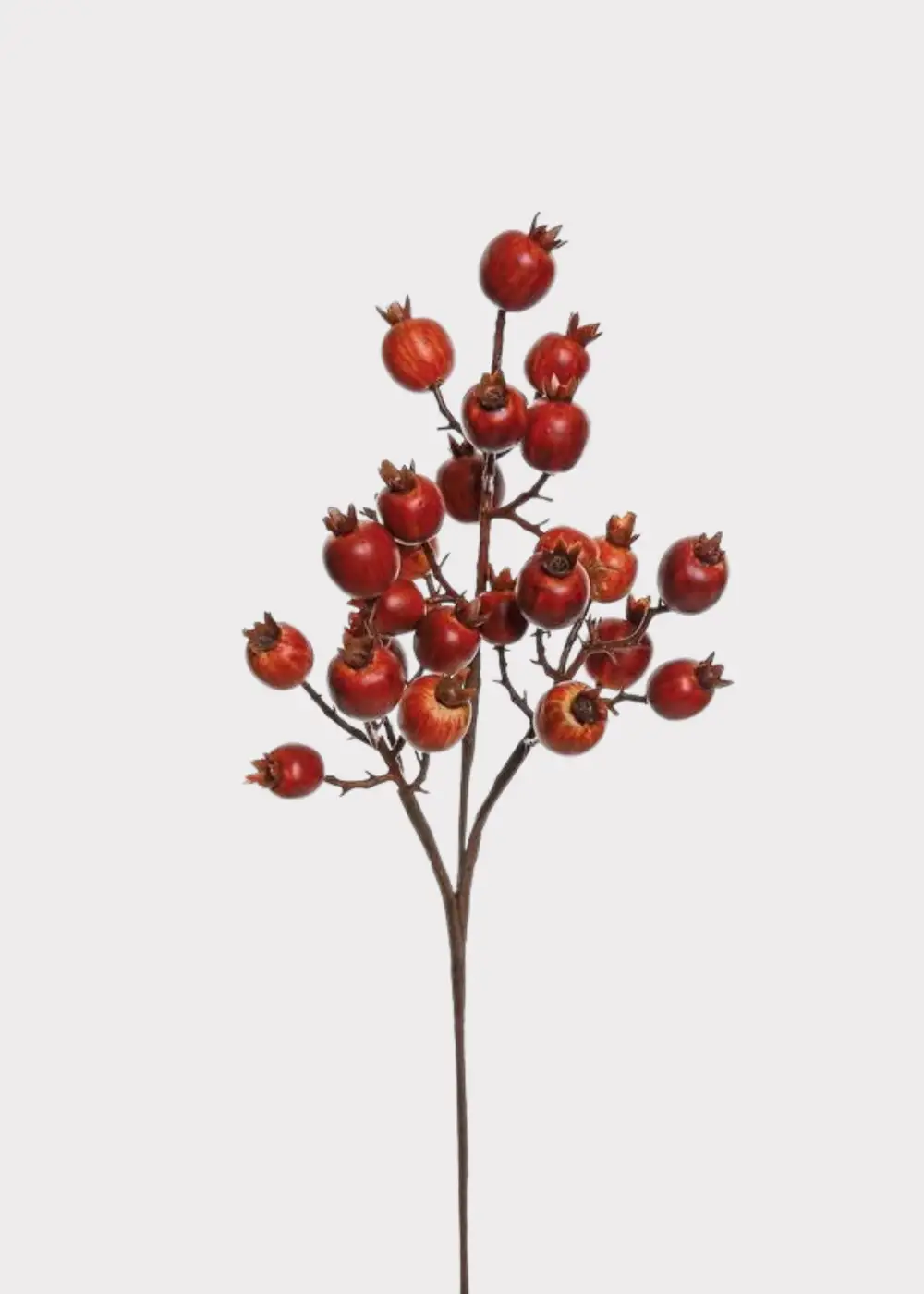 Artificial Rosehip Berry Pod Pick