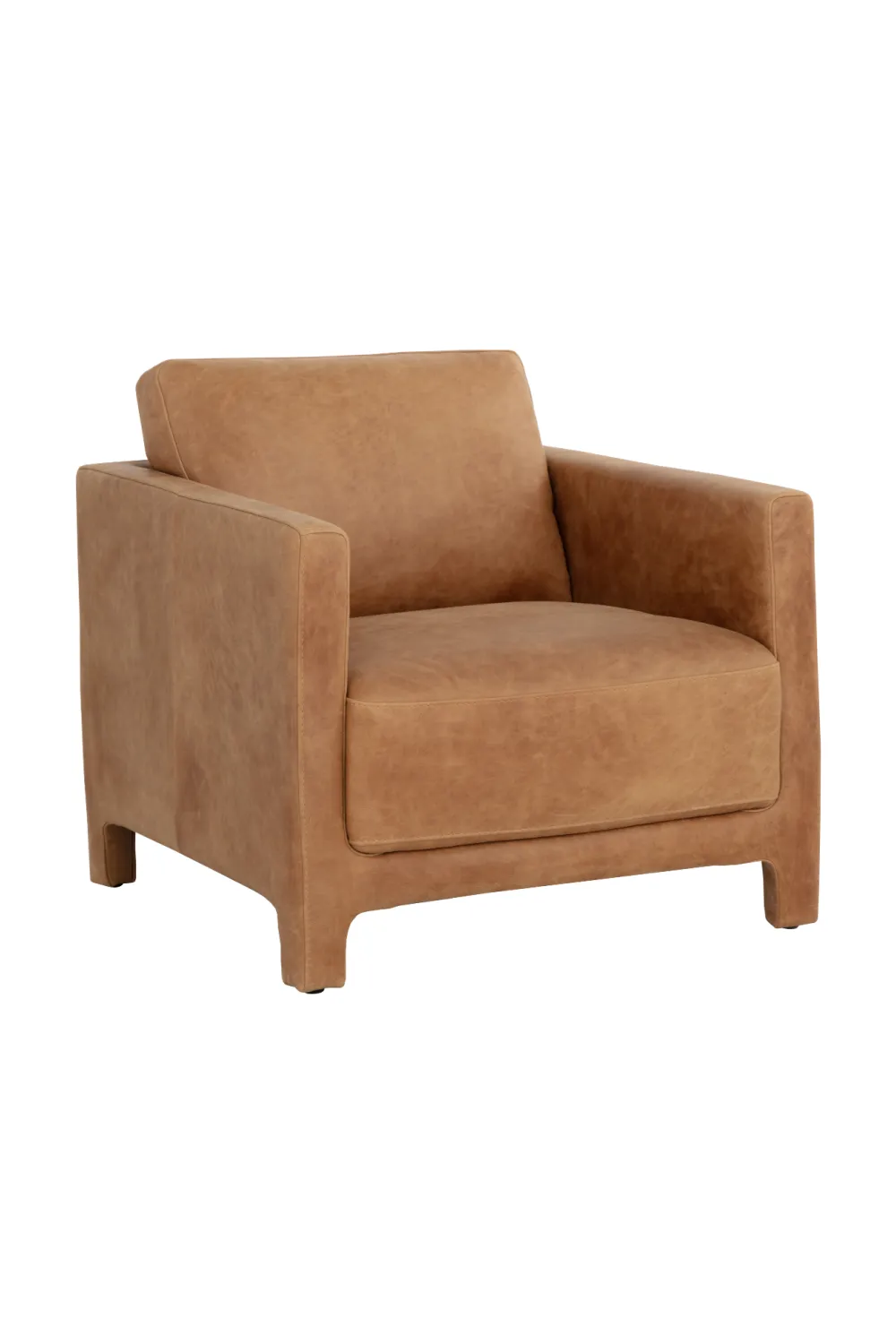 Bovine Leather Lounge Chair