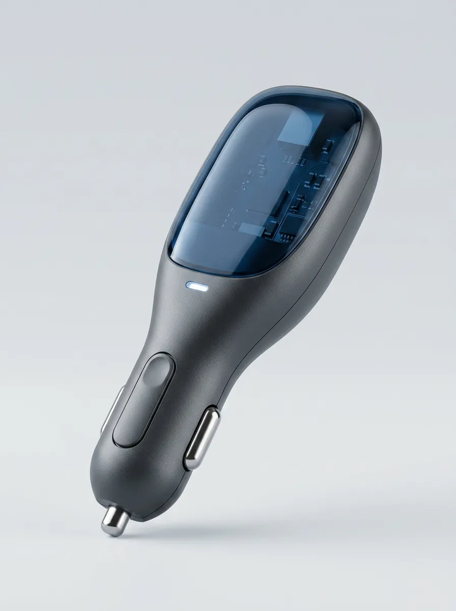 Transparent Circuit Car Fuel Saver Electronic Plug-In Device for Automotive Accessory Setups