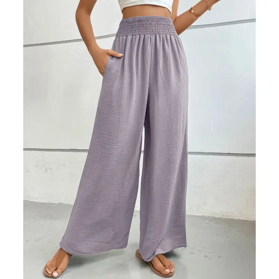 Soft High Waisted Wide Leg Pants