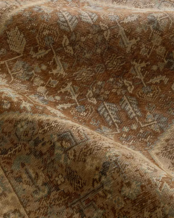 Traditional-Motif Hand-Knotted Wool Area Rug