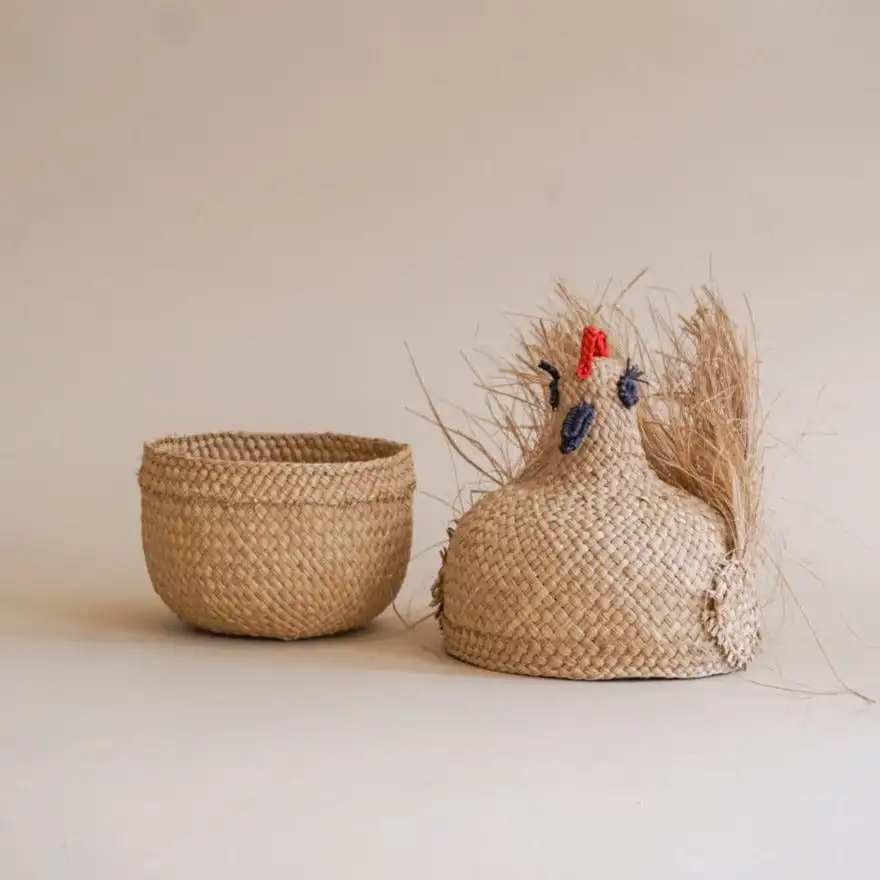 Chicken Woven Storage Basket