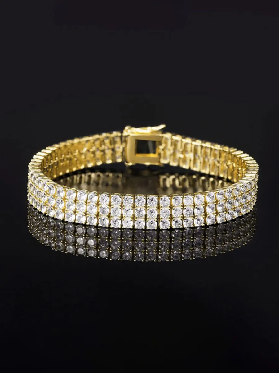Iris Rhinestone Tennis Bracelet