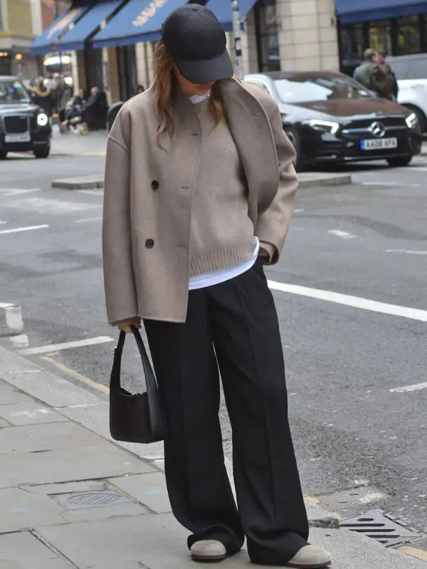 Double-Breasted Tailored Wool Jacket