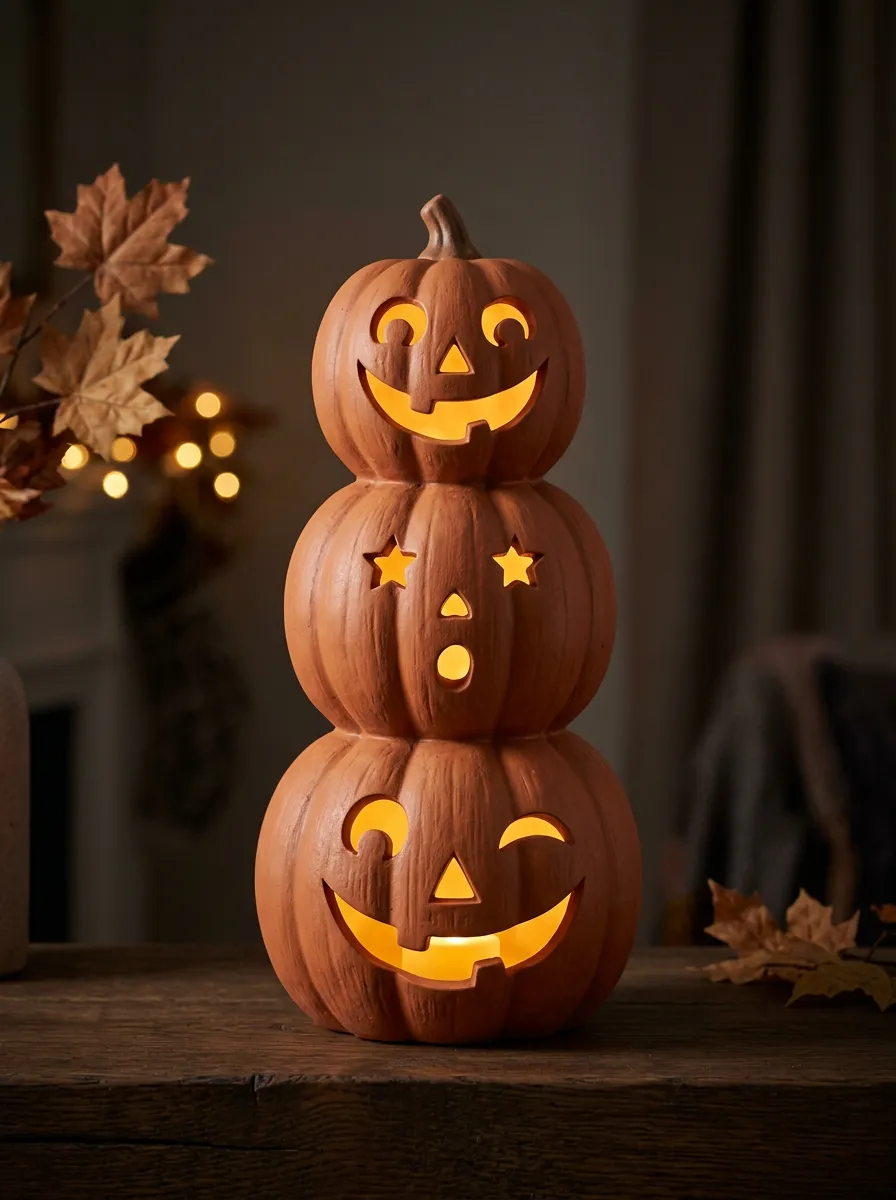 Whimsical Halloween Pumpkin Light
