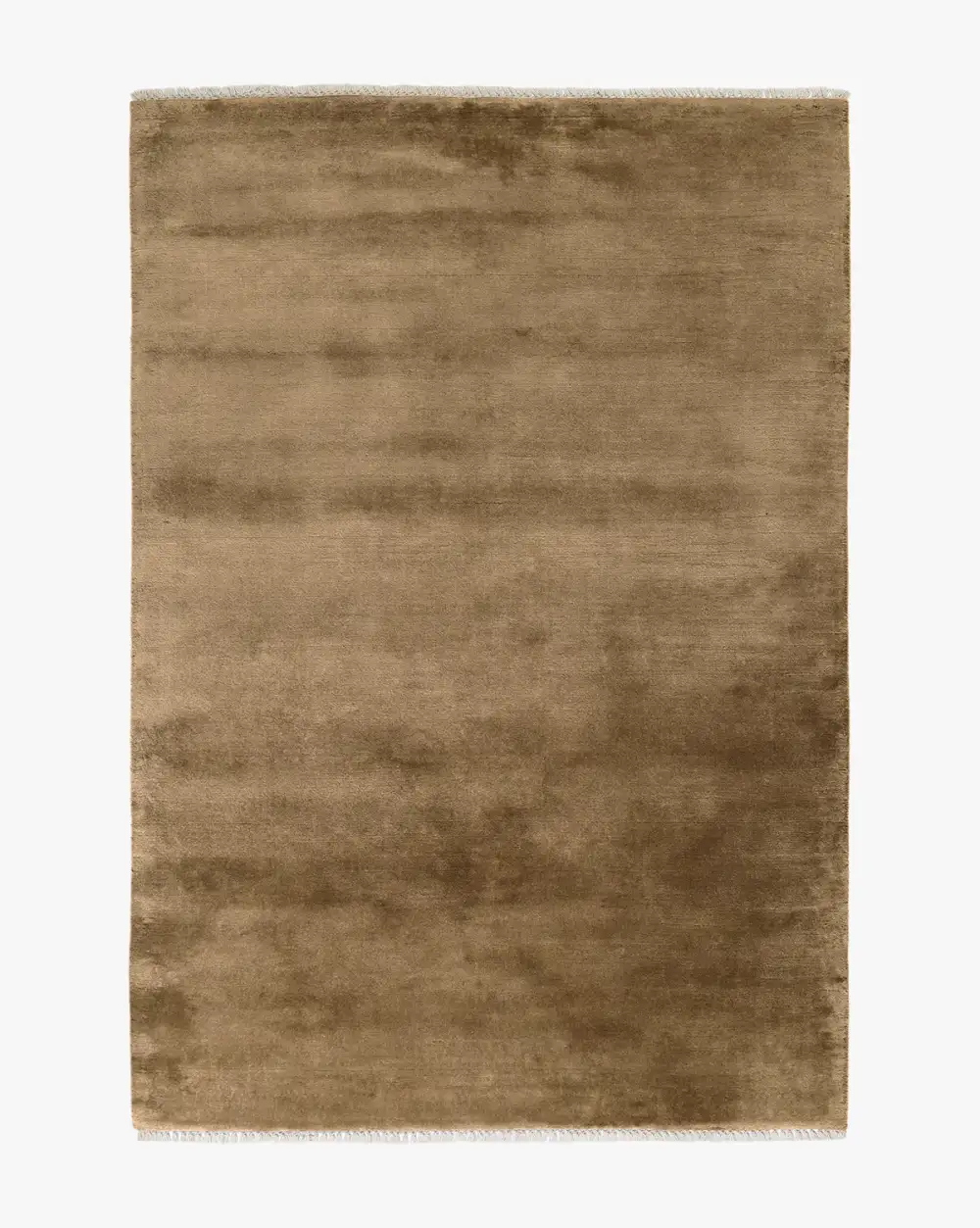 Plush-Pile Hand-Loomed Wool Area Rug