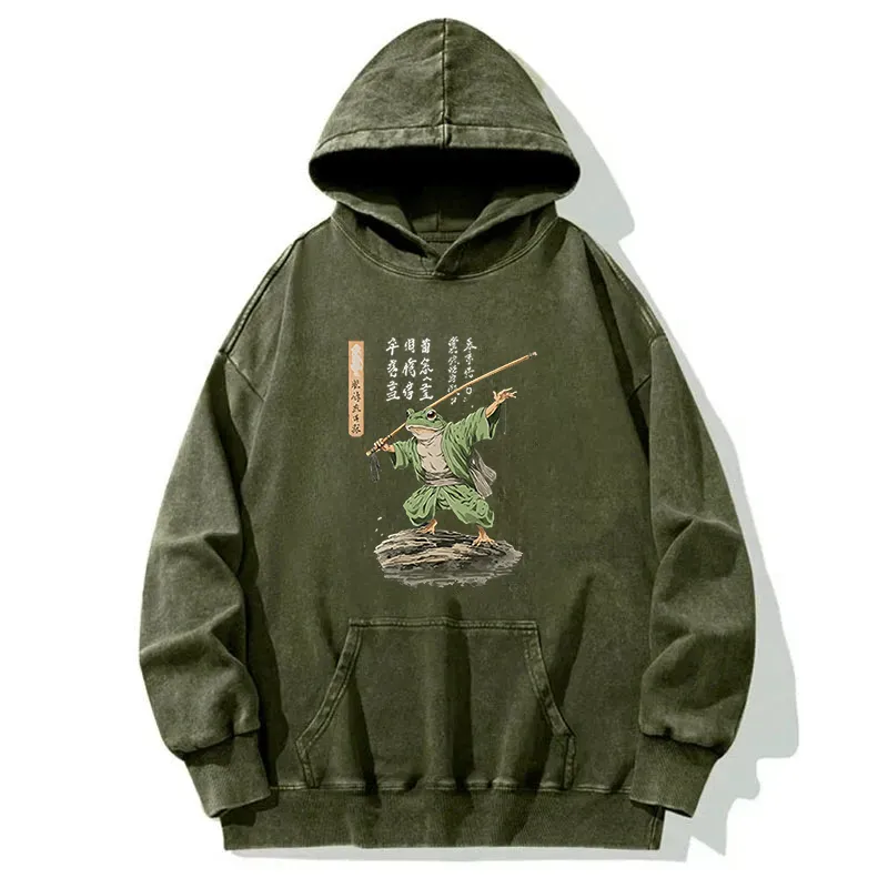 Samurai Frog Art Hoodie