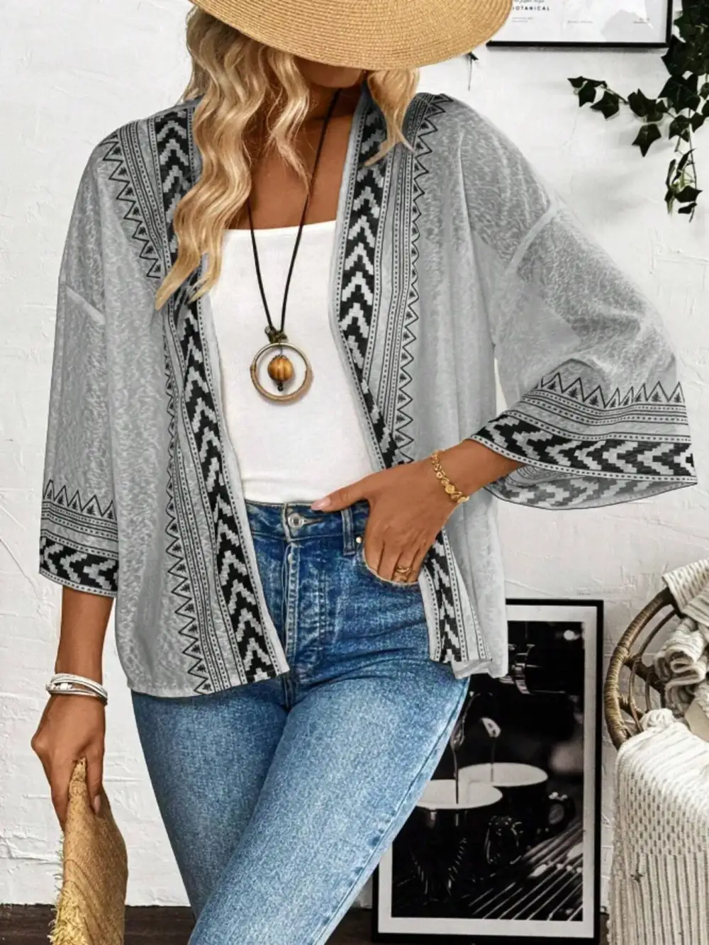 Open Front Cardigan