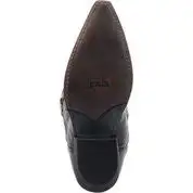 Men's Leather Snip Toe Dress Pull-On Boots