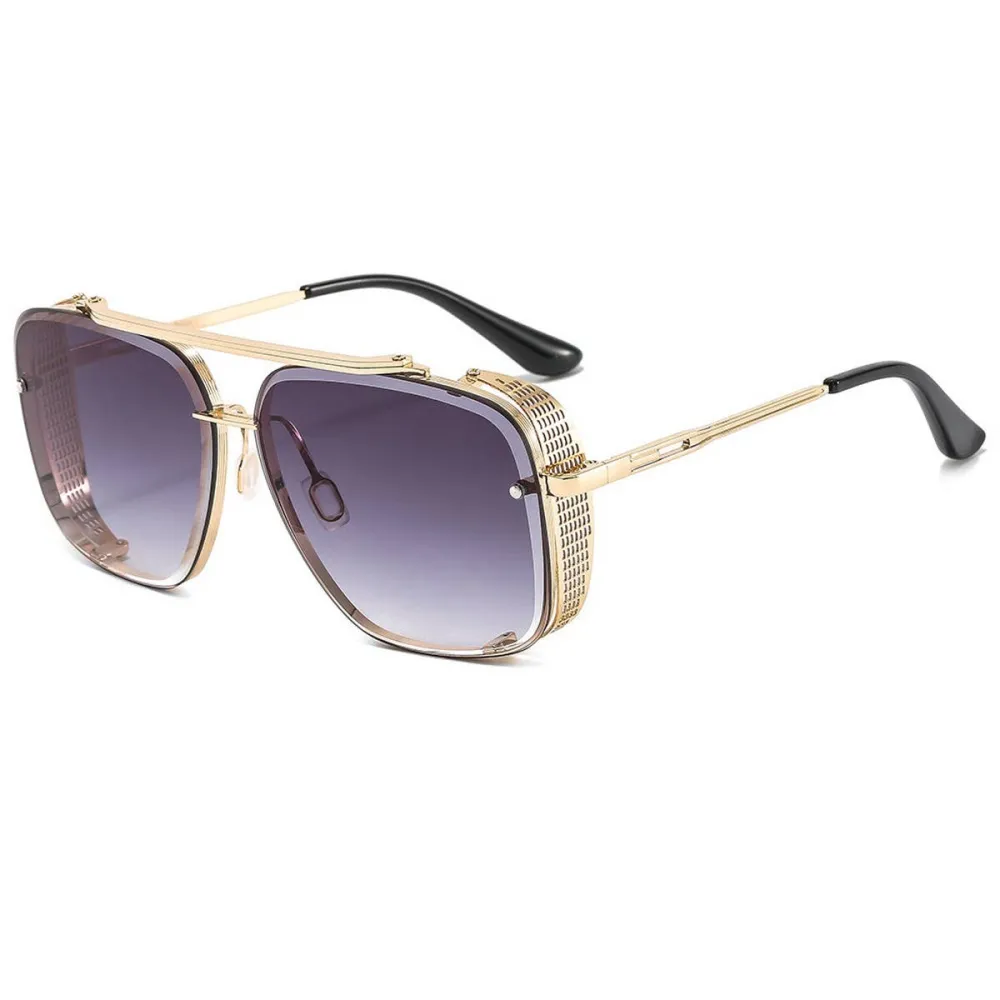 Browline Metal Sunglasses
