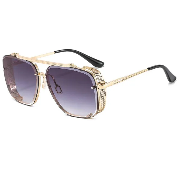 Browline Metal Sunglasses