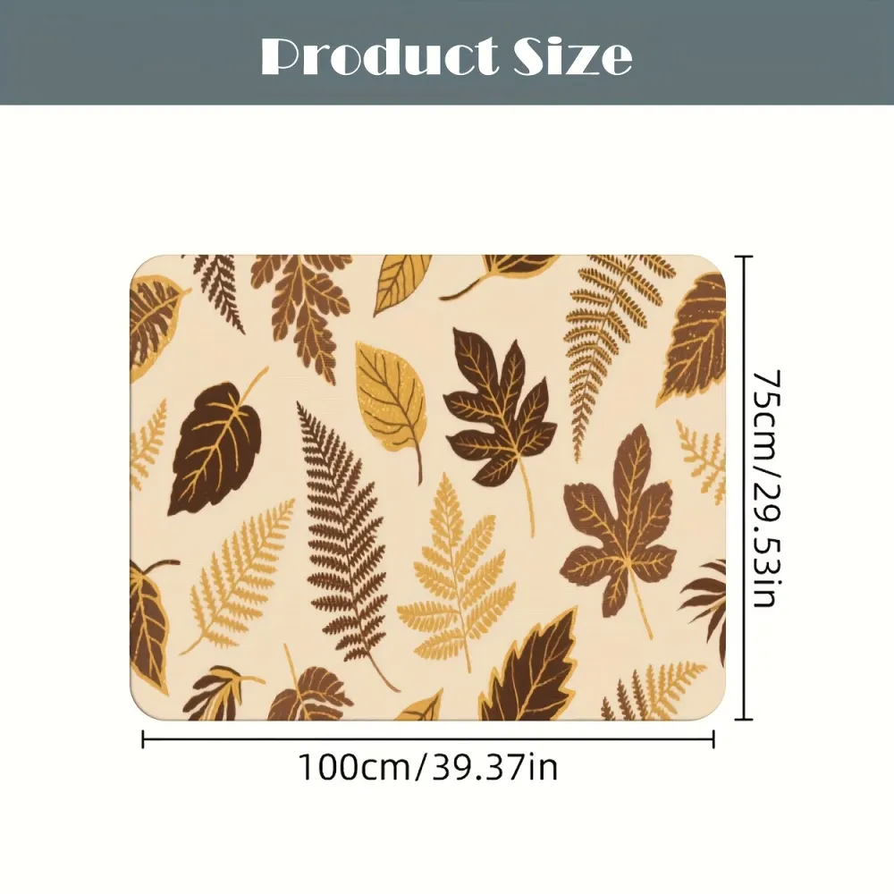 Leaf Print Car Cargo Liner