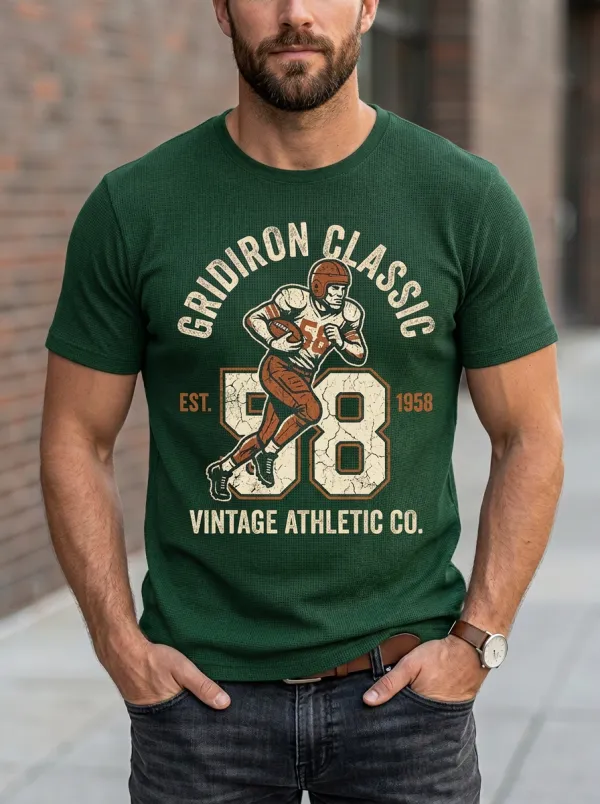 Men's Retro Gridiron Vintage T-Shirt
