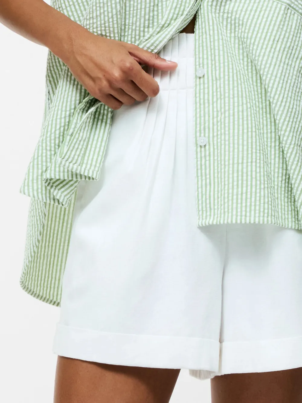 Breathable Linen Lounge Shorts