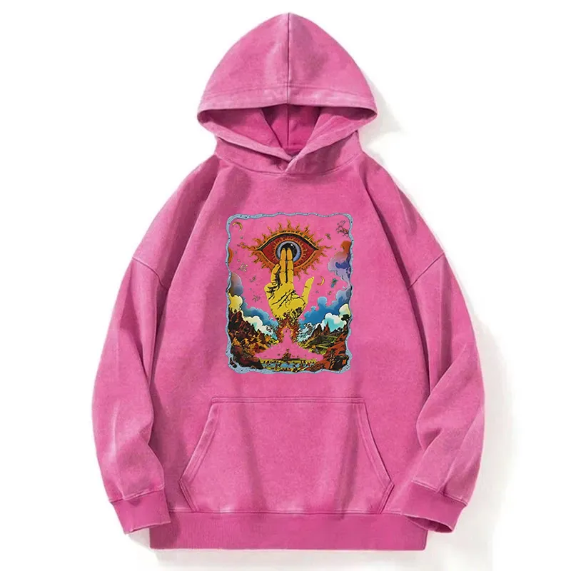 Relaxed Printed Hoodie