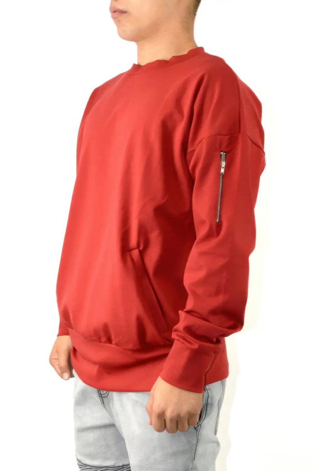Men's Casual Long Sleeve Pullover Sweatshirts Jacket