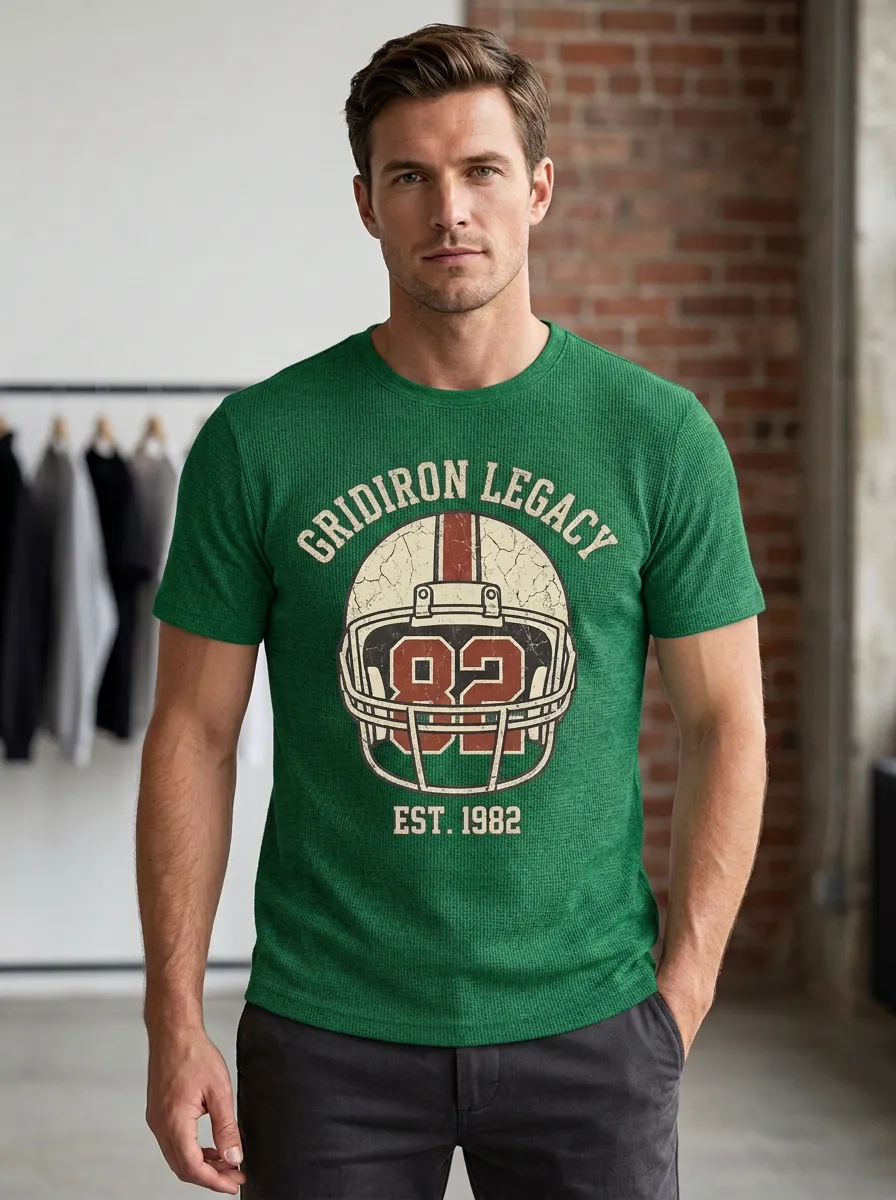 Men's Heritage Gridiron Legacy Helmet T-Shirt