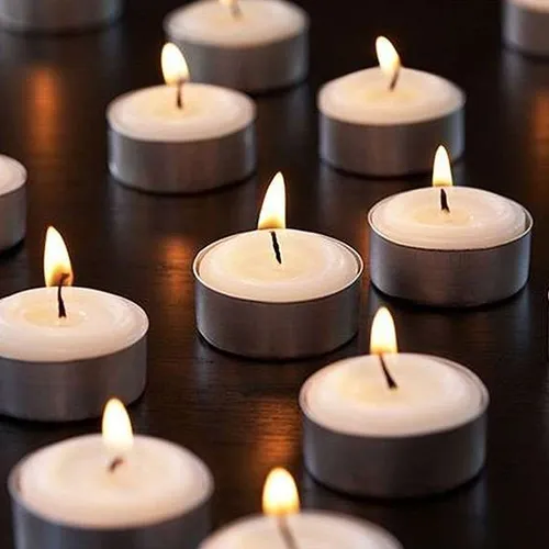 50 Pcs Tea Light Candle Set