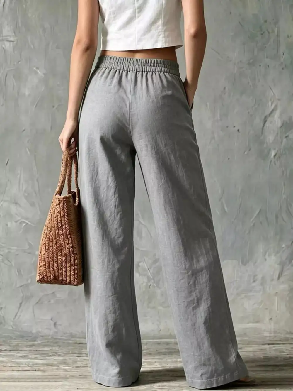 Full Size Wide Leg Pants Plus Size