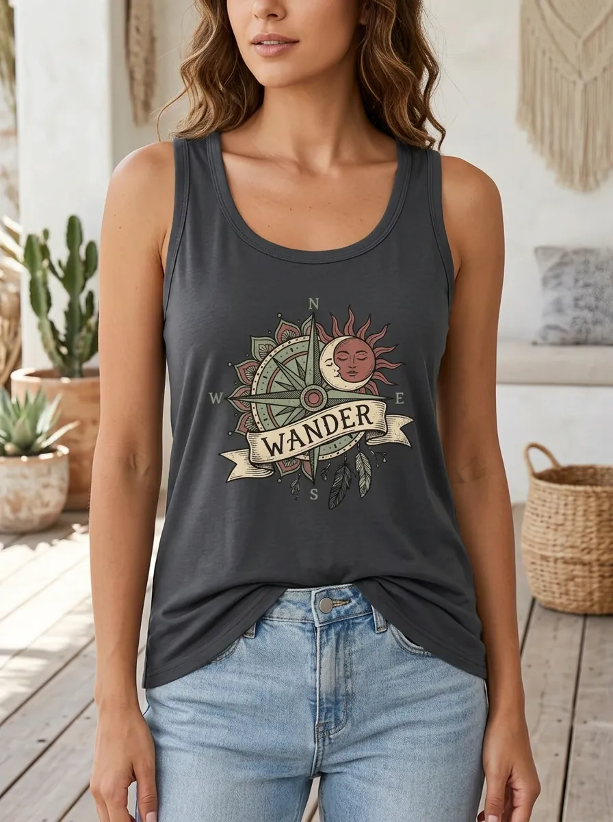 Wander Travel Lover Tank Top