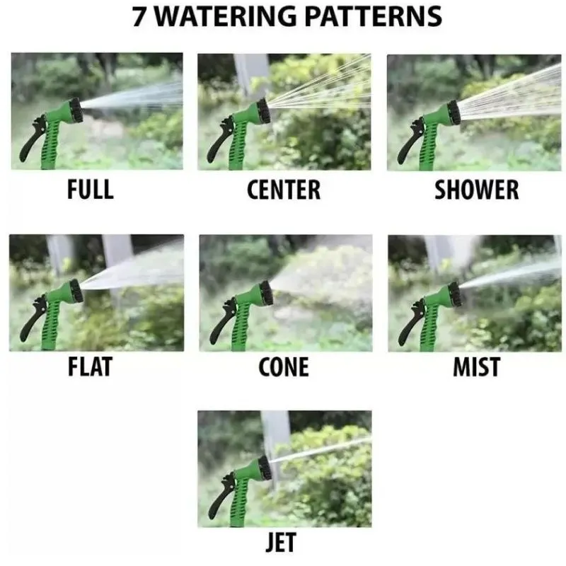Water Spray Jet Gun Pipe for Car Bike Pet Washing and Garden Plant Tree Watering 22foot