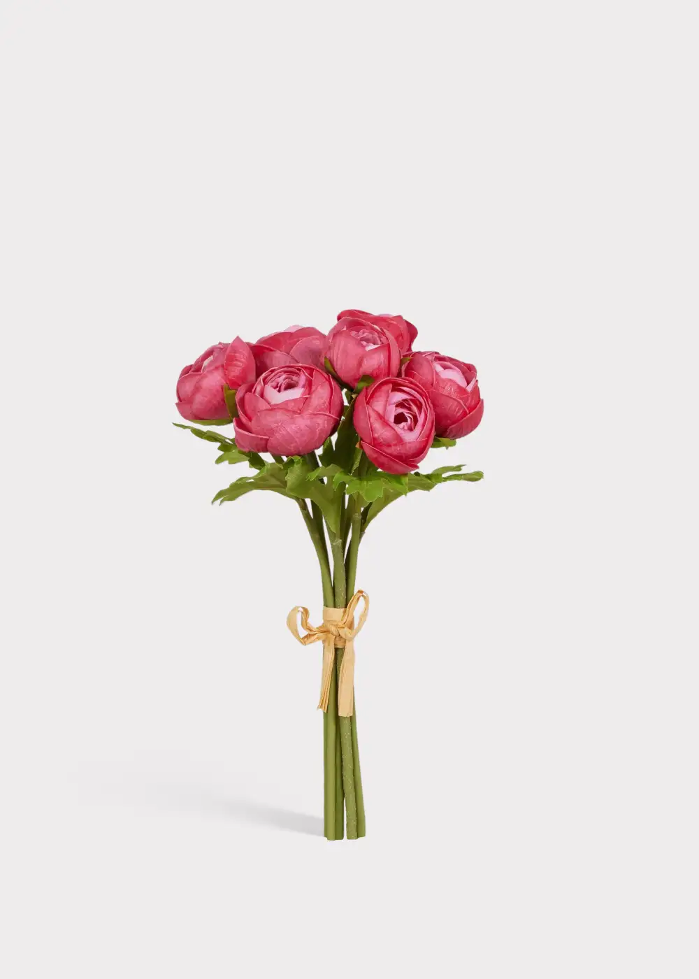 Artificial Dark Ranunculus Soft Touch Bundle