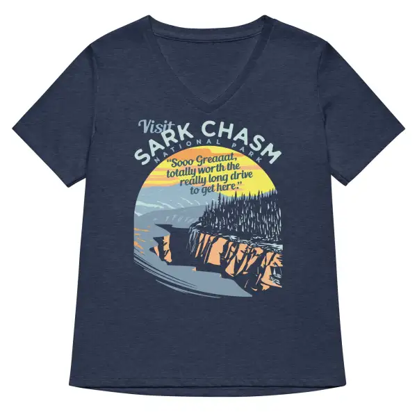 Rock Chasm V Neck Tee