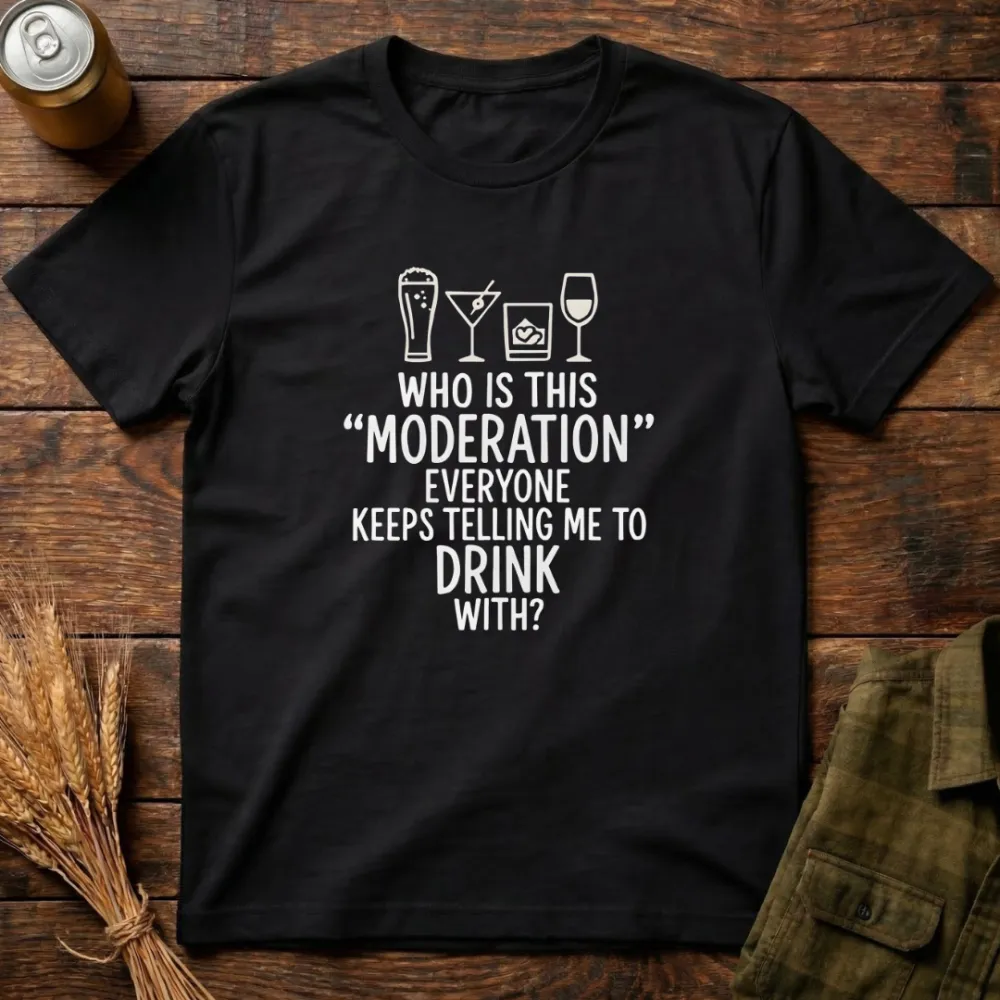 Moderation Graphic Cotton T-Shirt