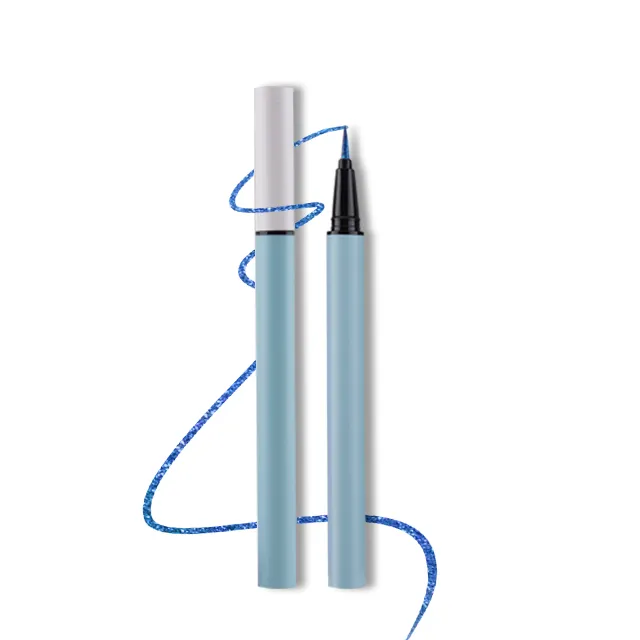 6 Colors Pearl Glitter Eyeliner Pencil for Women Waterproof Mineral Liquid Eyeliner for Eye Makeup