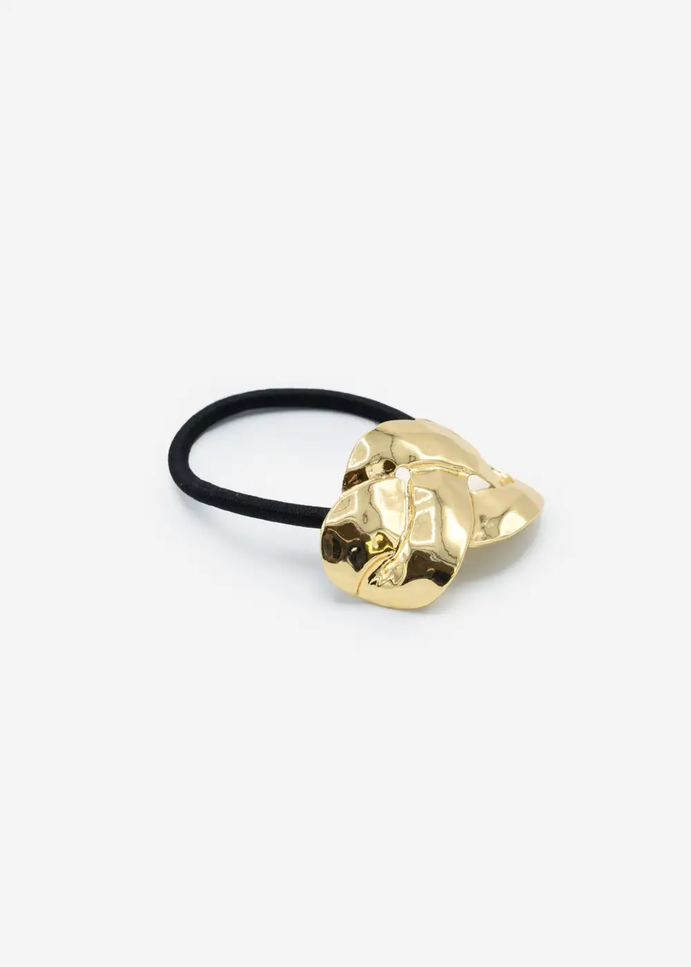 Gold Braided Look Hair Tie