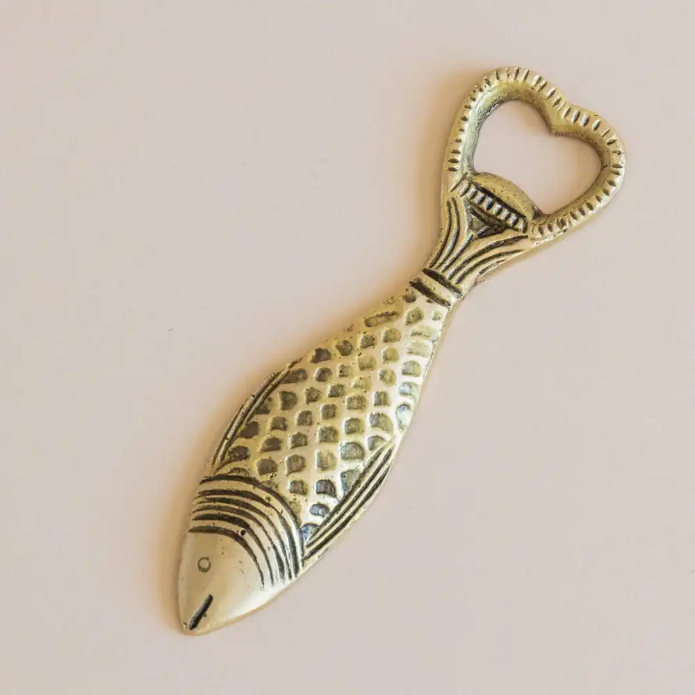 Brass Fish Bottle Opener