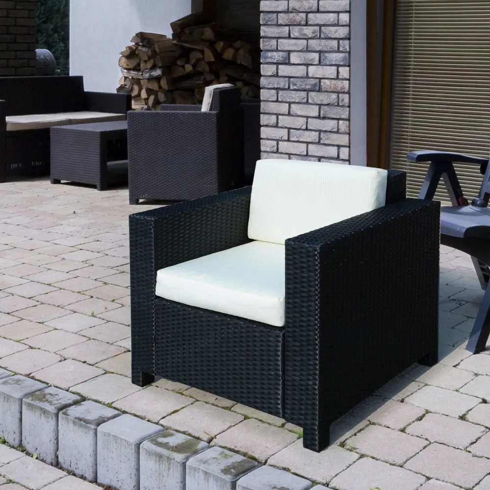 Cushioned Rattan Outdoor Garden Furniture