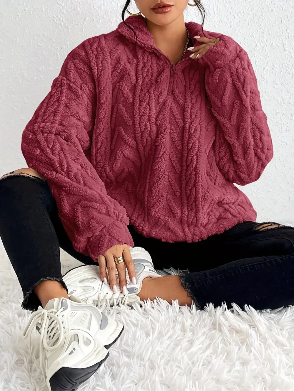 Easy Layer Knit Sweater
