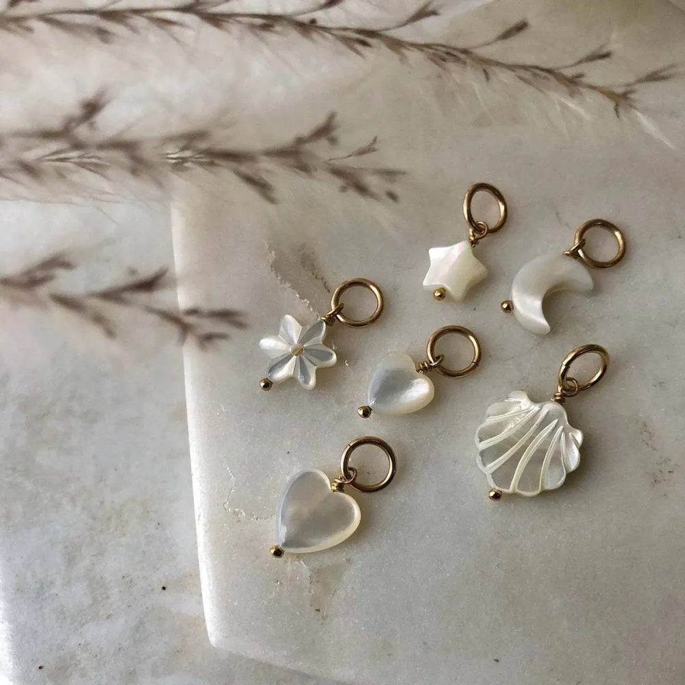 Pearl Star Moon Earrings