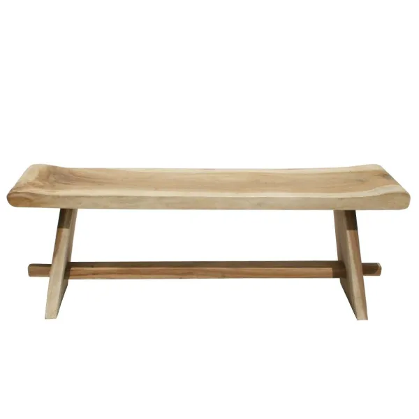 Solid Wood Narrow Bench