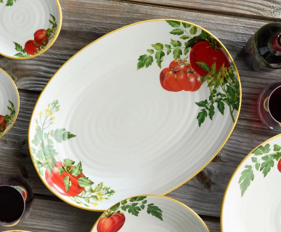 Ceramic Oval Serving Platter