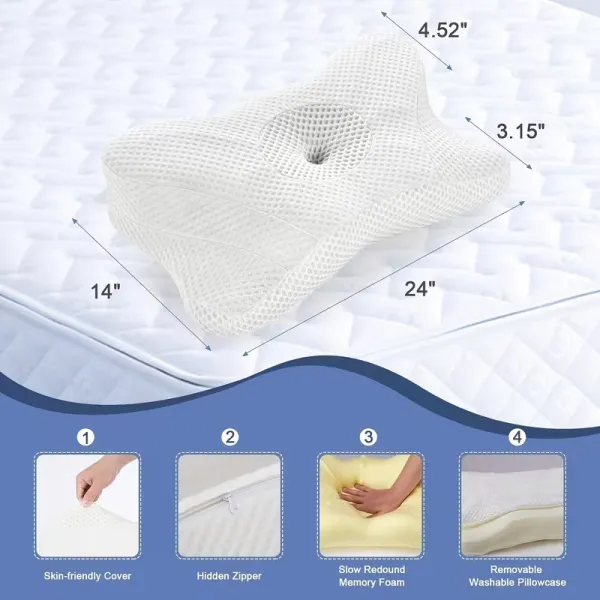 Supportive Soft Quilted Pillow