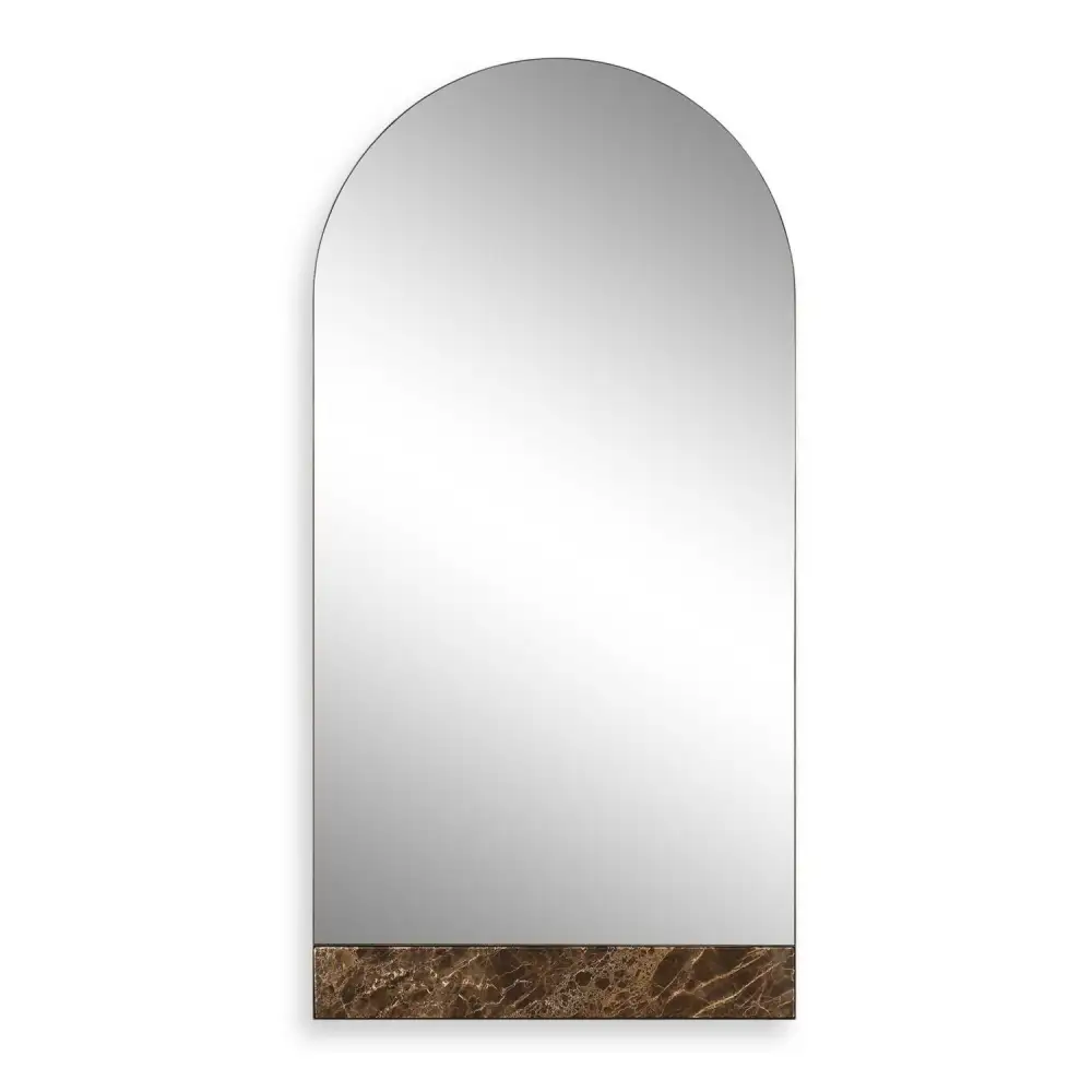 Marble Slab Arched Mirror