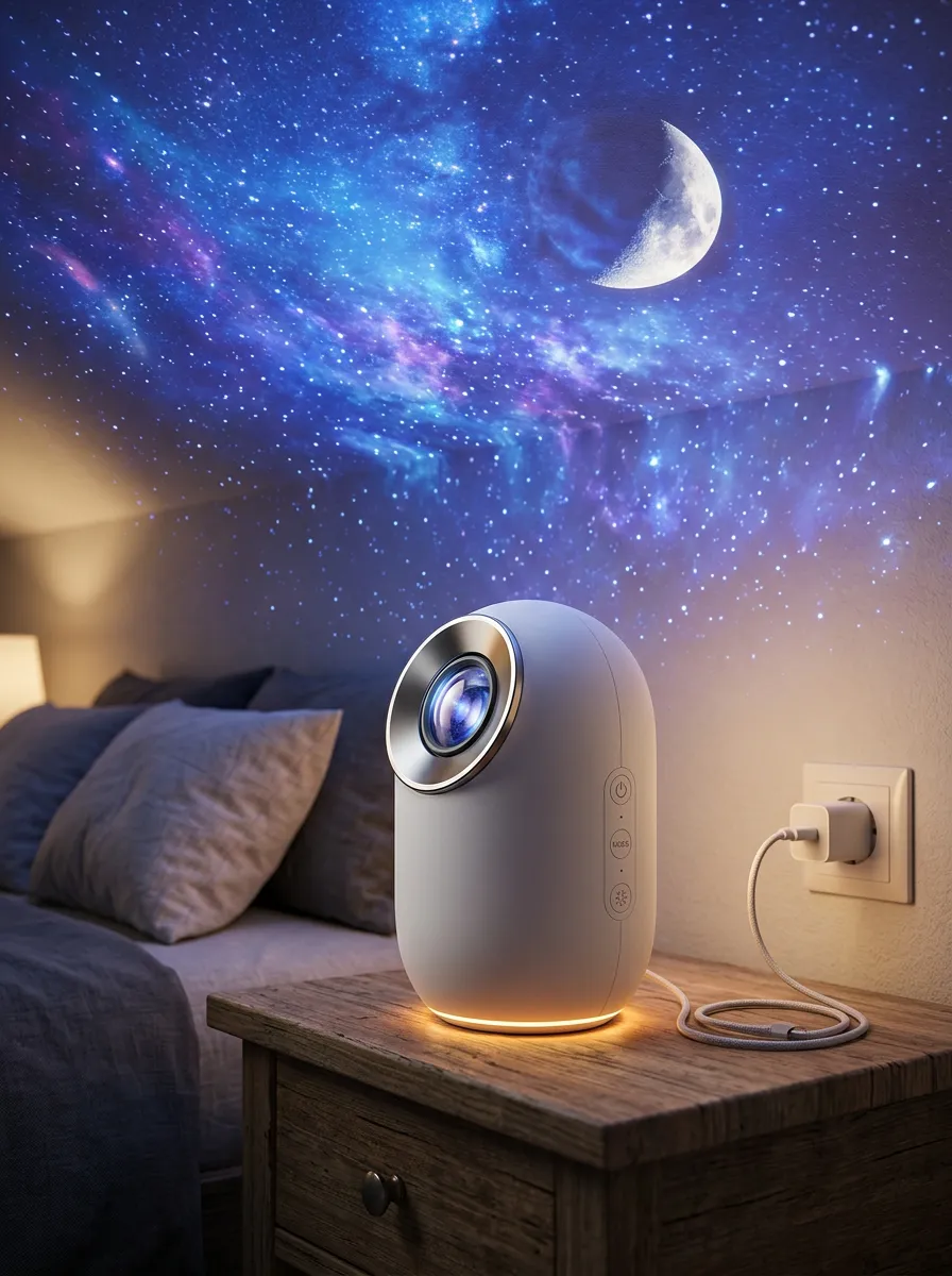 Cosmic Galaxy Starry Sky Moon Projector Night Light