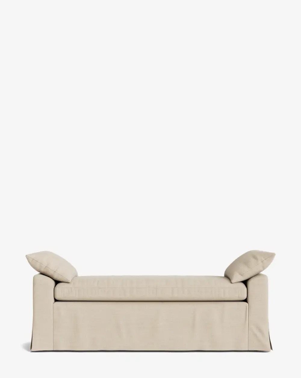 Everyday Slipcovered Bench