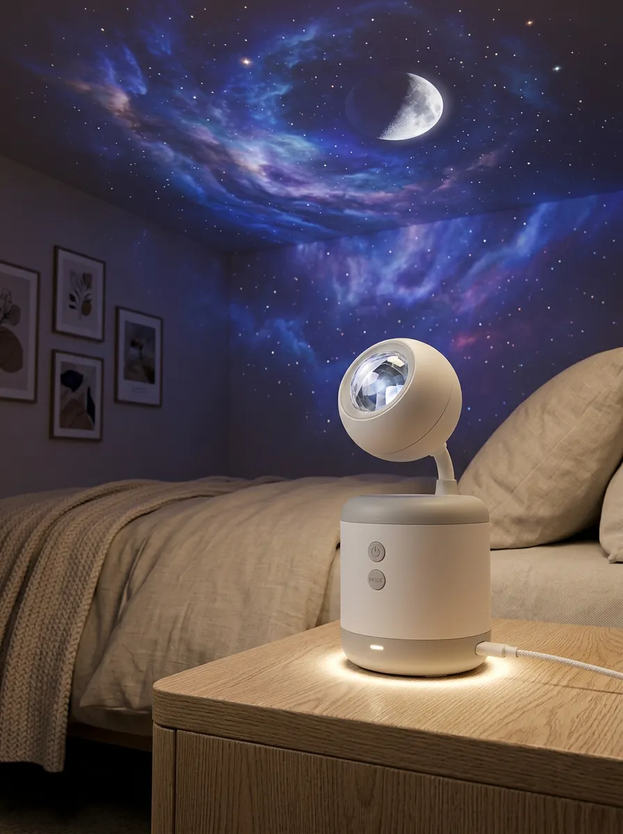 Polaris Galaxy Moon Starry Sky Projector Night Light