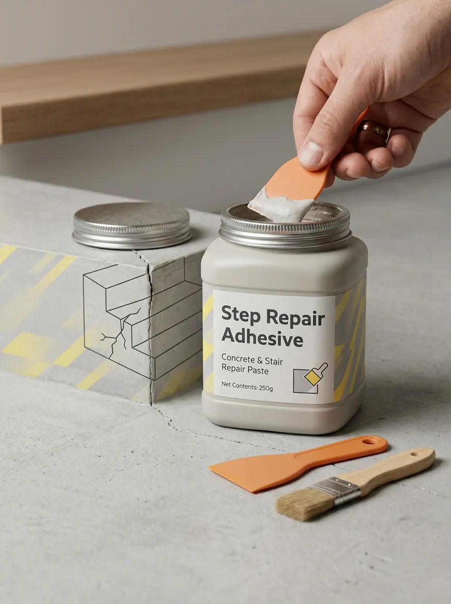 Crack-Filler Concrete Step Repair Adhesive