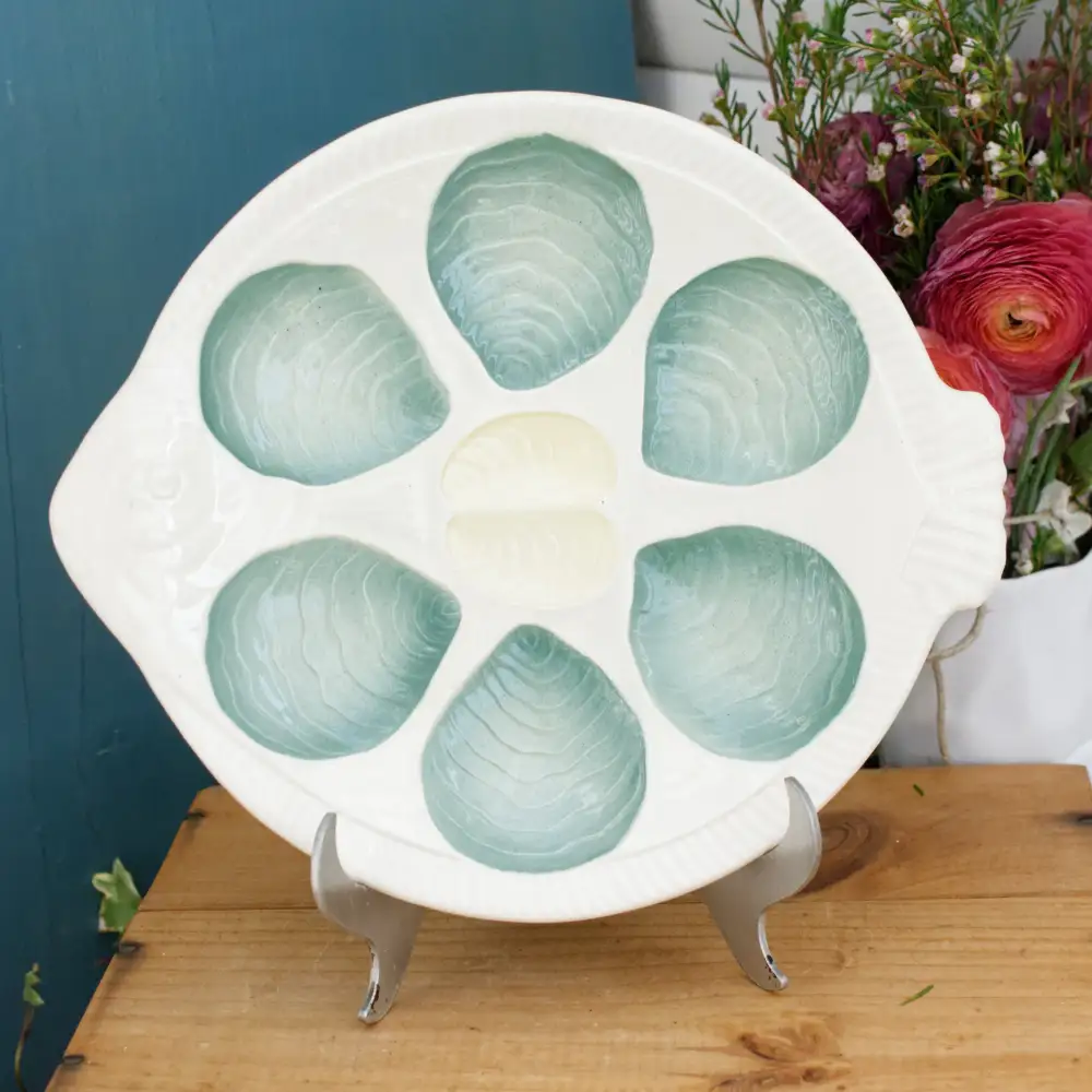 Classic Porcelain Oyster Plate