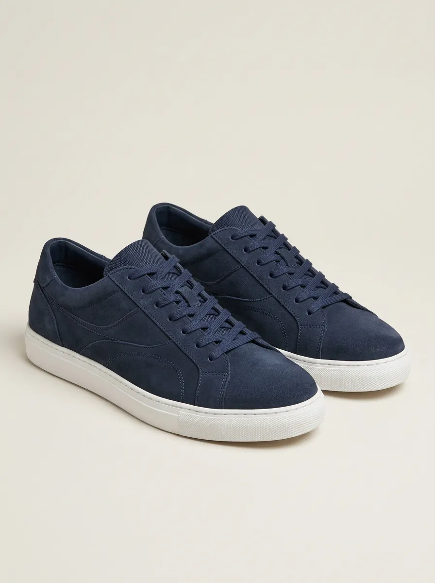 Men's Everyday Minimalist Suede Printed Casual Shoes