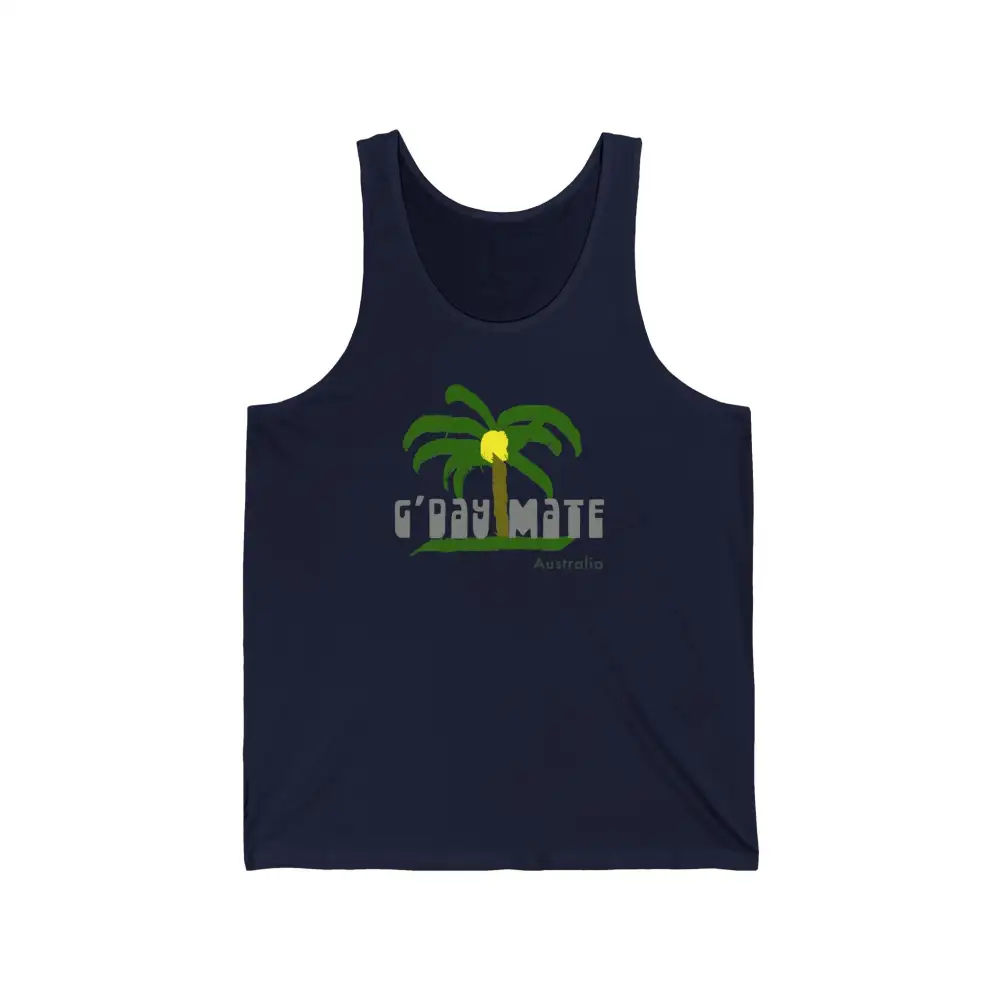 Palm Tree Travel Graphic Tank Top