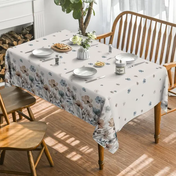 Muted Floral Table Cover
