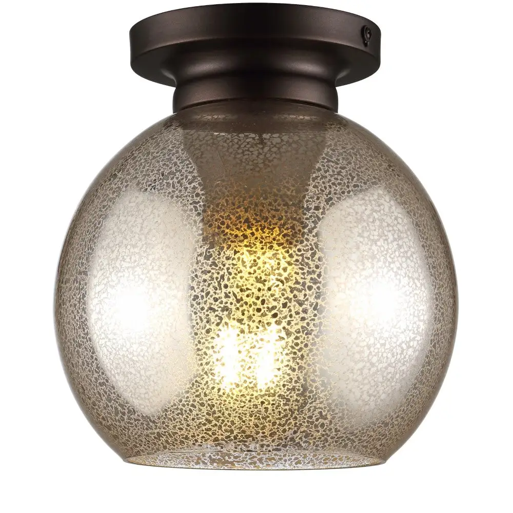 Metal/glass LED Flush Mount