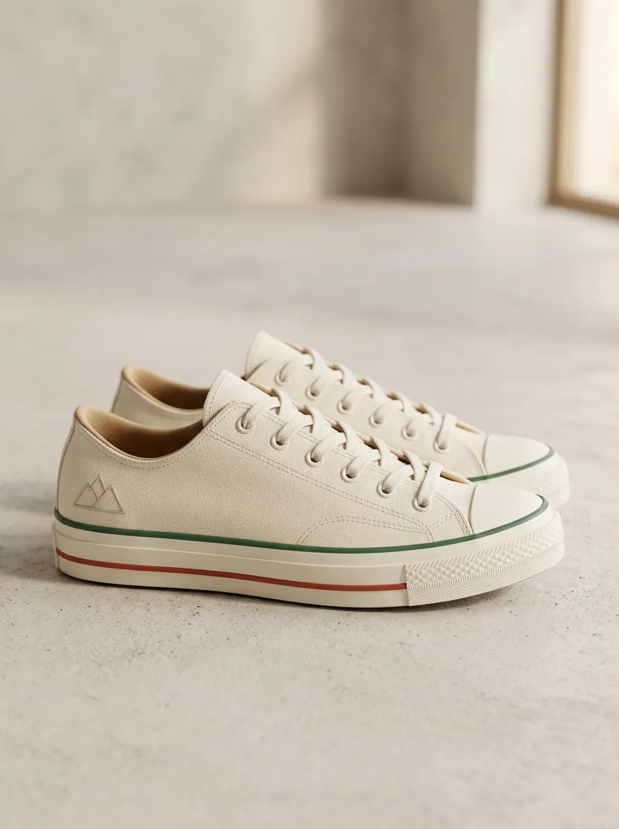 Modern Layered Women's Low-Top Canvas Shoes
